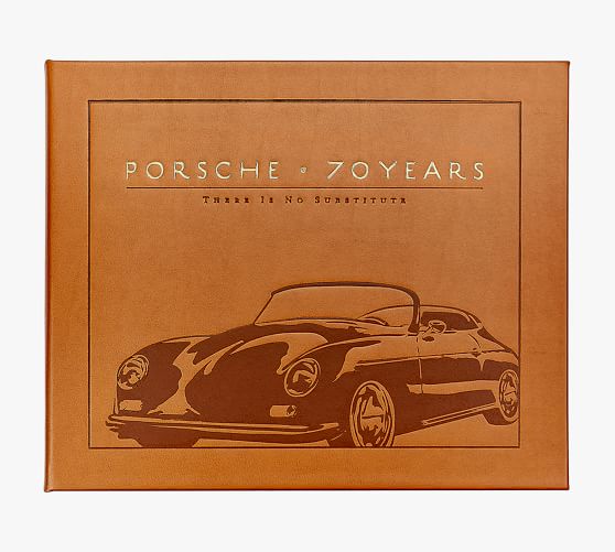 Porsche 70 Years Leather-Bound Book | Pottery Barn