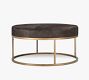 Alameda Round Hair On Hide Coffee Table (36&quot;)
