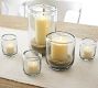 Brie Handcrafted Glass Hurricane Candleholder