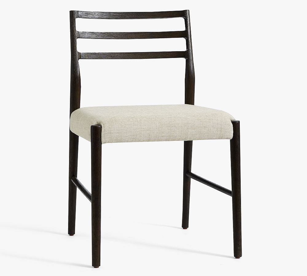 OPEN BOX: Quincy Basketweave Dining Chair, Black