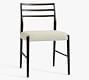 OPEN BOX: Quincy Basketweave Dining Chair, Black