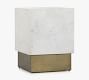 Carver Marble Square End Table