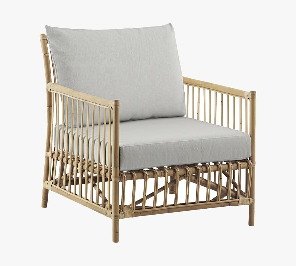 Caroline Rattan Outdoor Lounge Chair