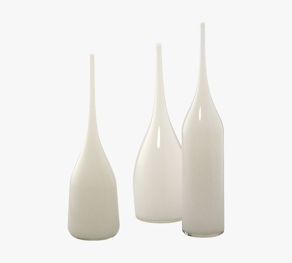 Lana Hand Blown Glass Vases - Set of 3