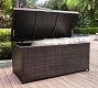 Benson Outdoor Wicker Pool Storage Bin 