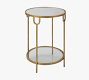 Ellodie Round Glass Accent Table (17&quot;)