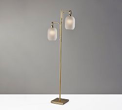 Leighton Metal 2-Light Floor Lamp (67&quot;)