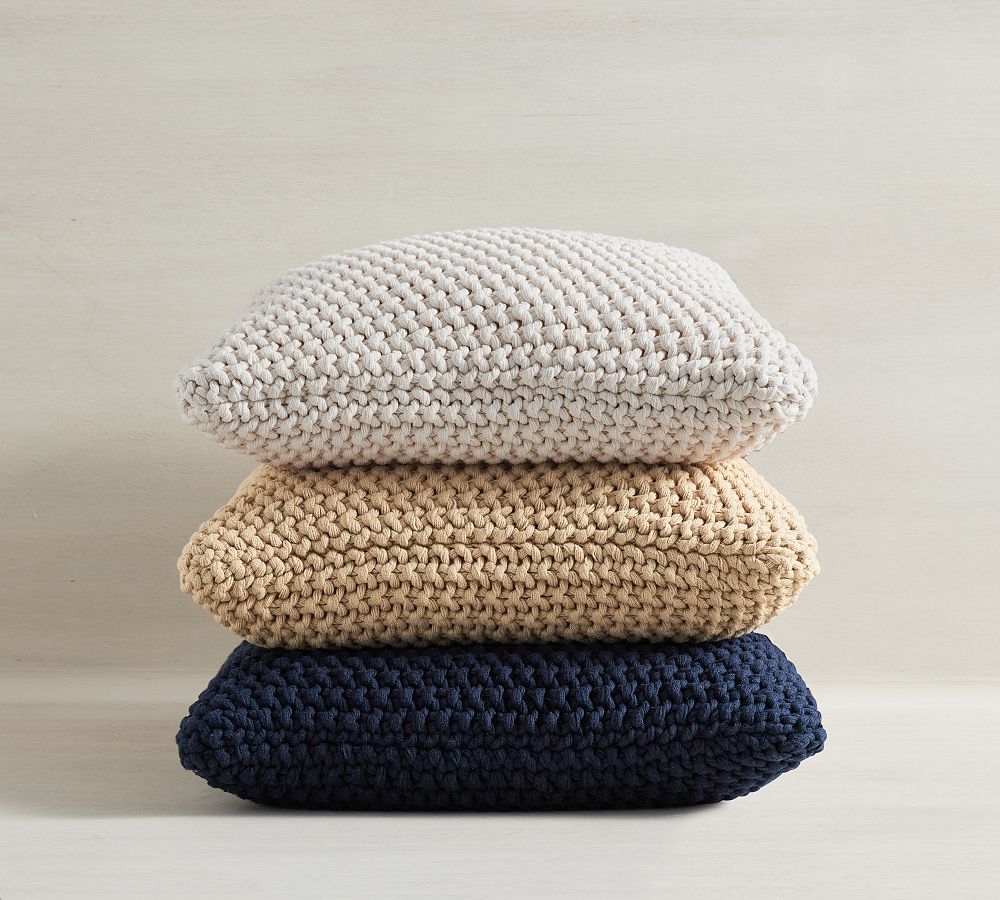 Bayside Seed Stitch Pillow