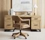 Windom Leather Swivel Desk Chair