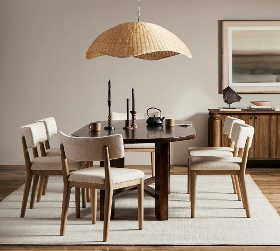 Dorit Oval Dining Table | Pottery Barn