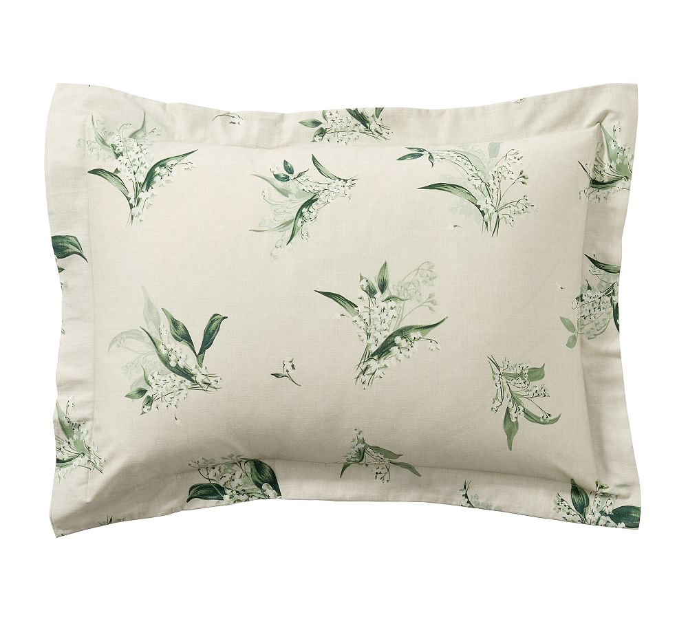 Monique Lhuillier Lily of the Valley Cotton Sham