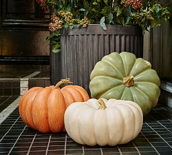 Faux Pumpkins &amp; Gourds