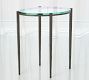 Gorjana Oval Glass Accent Table (18&quot;)