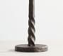 Easton Forged-Iron Pillar Candleholder