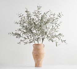 Faux Fading Olive Branch