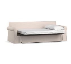 York Roll Arm Deep Seat Slipcovered Side Sleeper (97&quot;)