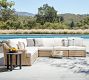 Huntington Wicker 6-Piece Slope Arm Outdoor Sectional (128&quot;)