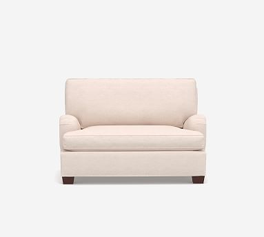 PB English Arm Twin Sleeper Sofa with Memory Foam Mattress (58 ...