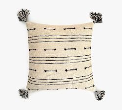 Bhuvana Handwoven Tassel Pillow Cover