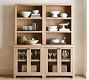 Modern Farmhouse 68&rdquo; Shelf with Display Cabinets (68&quot;)
