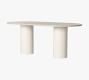 Rockfall Marble Oval Dining Table (78&quot;)