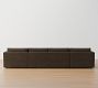 Jake Modular Leather Double Chaise Sectional (145&quot;&ndash;164&quot;)