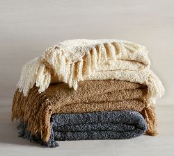 Dreamy Handwoven Fringe Throw