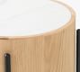 Canon Round Marble End Table
