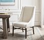 Milan Slope Upholstered Dining Armchair
