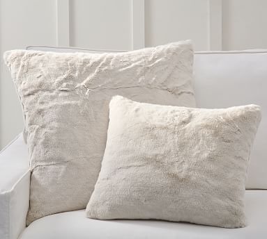 Faux Fur Alpaca Pillow | Pottery Barn