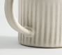 Ridge Textured Stoneware Mugs
