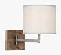 Natick Wood Swing-Arm Sconce