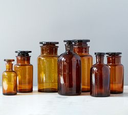 Found Pharmacy Bottles - Set of 3