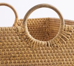 Monique Lhuillier Weaverly Woven Rattan Nesting Baskets