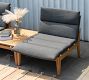 Miami Outdoor Teak Side Chair with Cushion