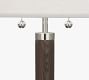 Grant Wood &amp; Metal Table Lamp
