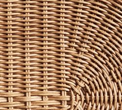 Handwoven Wicker Oval Placemat