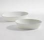 Larkin Reactive Glaze Stoneware Oval Walled Serving Platters