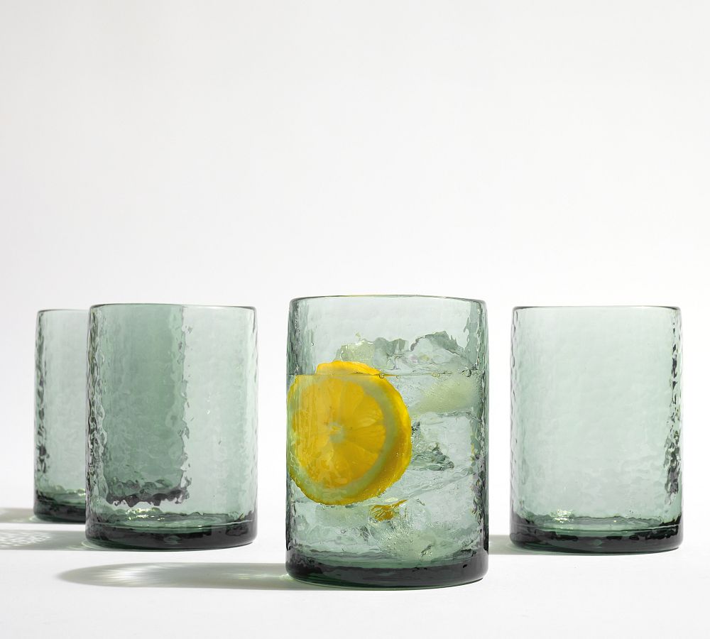 Hammered Outdoor Drinking Glasses