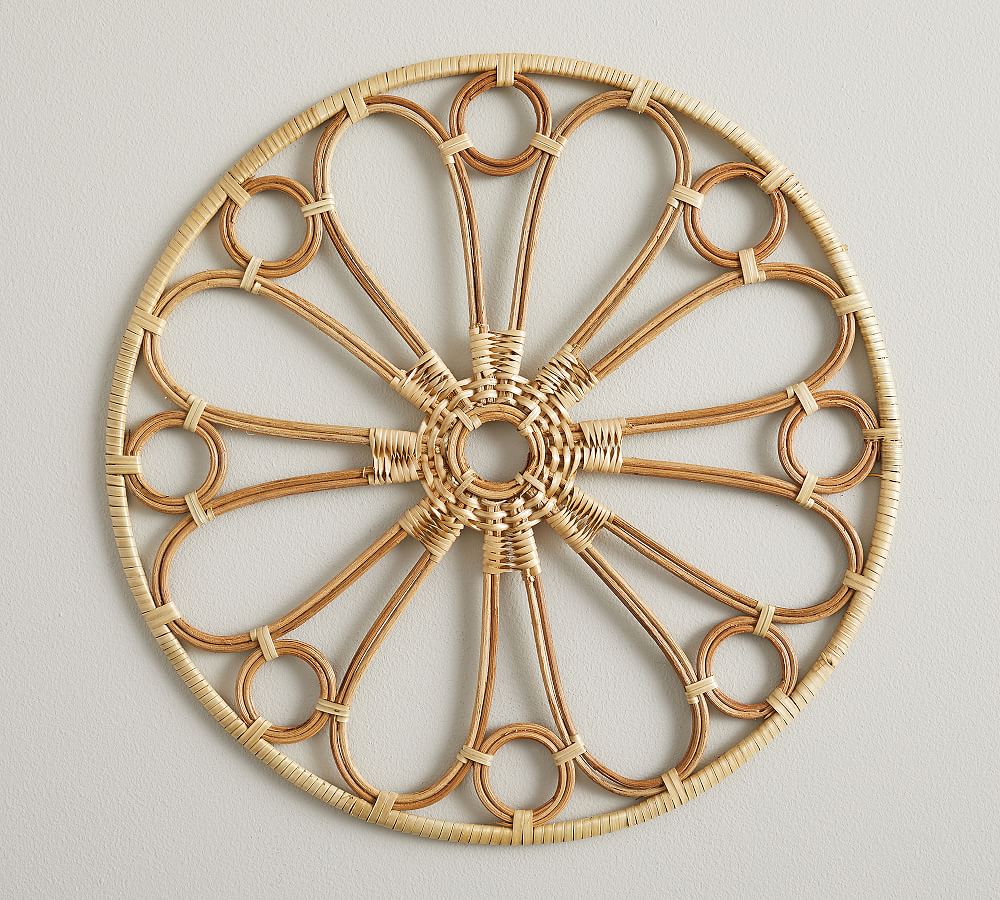 Monique Lhuillier Antibes Handwoven Rattan Charger Plate