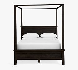 Farmhouse Canopy Bed, California King, Charcoal