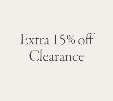 Extra 15% off Clearance