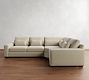 Big Sur Square Arm Deep Seat 3-Piece Wedge Sectional (129&quot;)