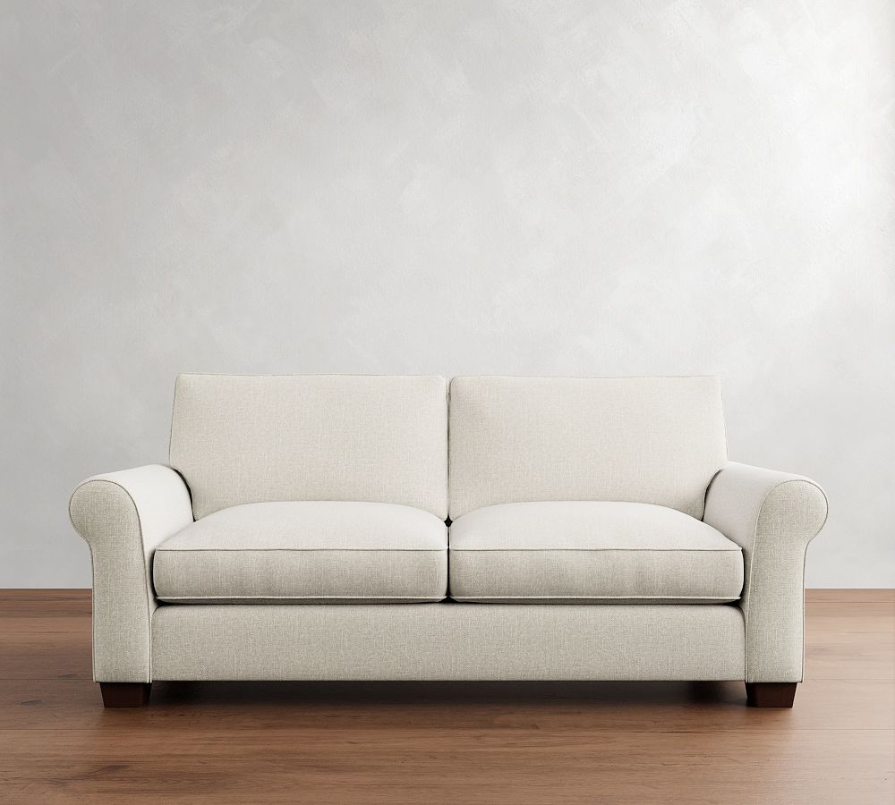 PB Comfort Roll Arm Deluxe Sleeper Sofa with Memory Foam Mattress (82&quot;)