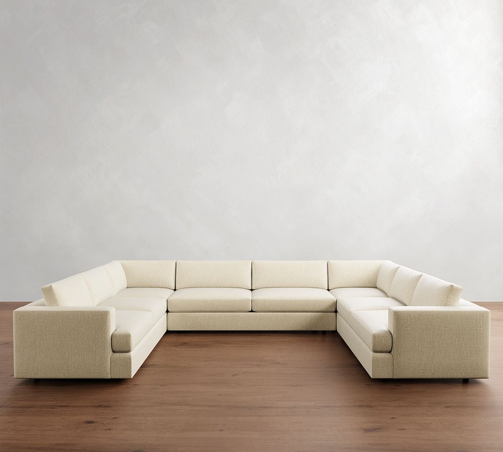 Carmel Recessed Arm U-Shaped Sectional (144&quot;&ndash;156&quot;)