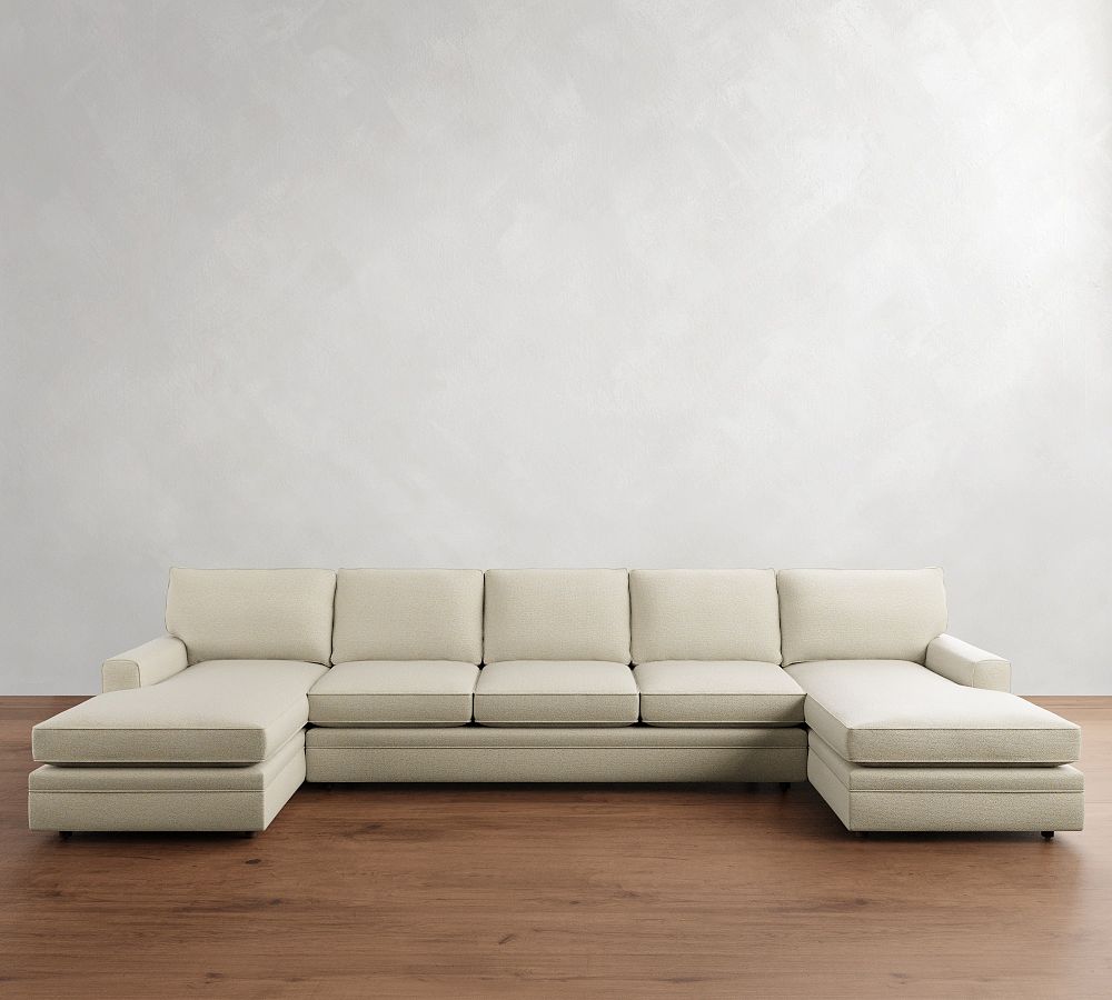 Pearce Square Arm Double Chaise Sectional (126&quot;&ndash;176&quot;)