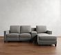 Cameron Square Arm Power Reclining Chaise Sectional - Storage Available (84&quot;&ndash;113&quot;)