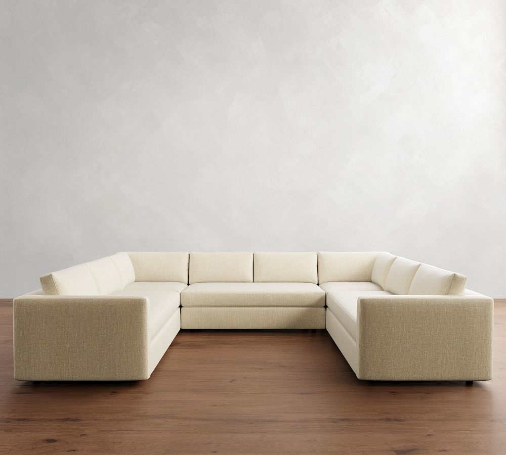 Carmel Slim Arm U-Shaped Sectional (144&quot;&ndash;156&quot;)