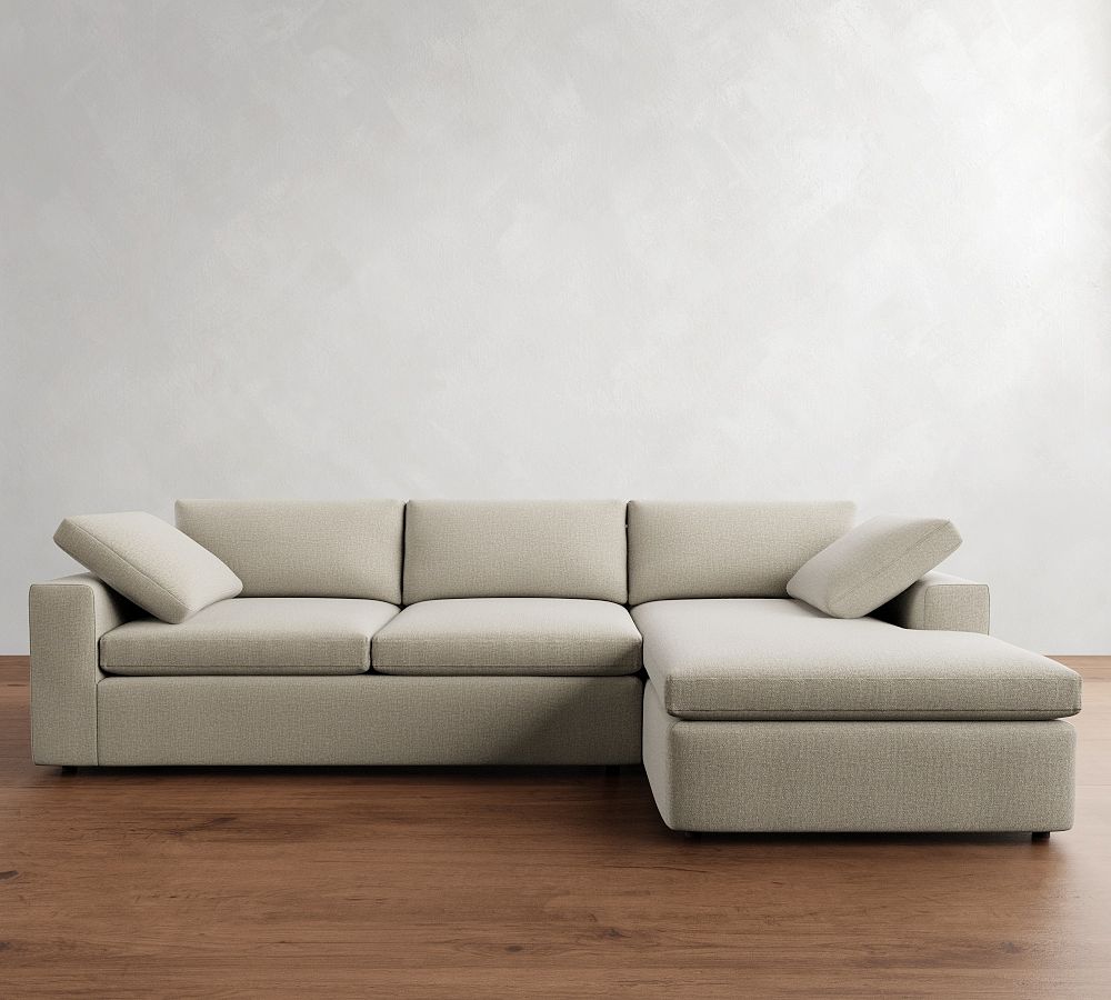 Dream Wide Arm Chaise Sectional (120&quot;&ndash;130&quot;)