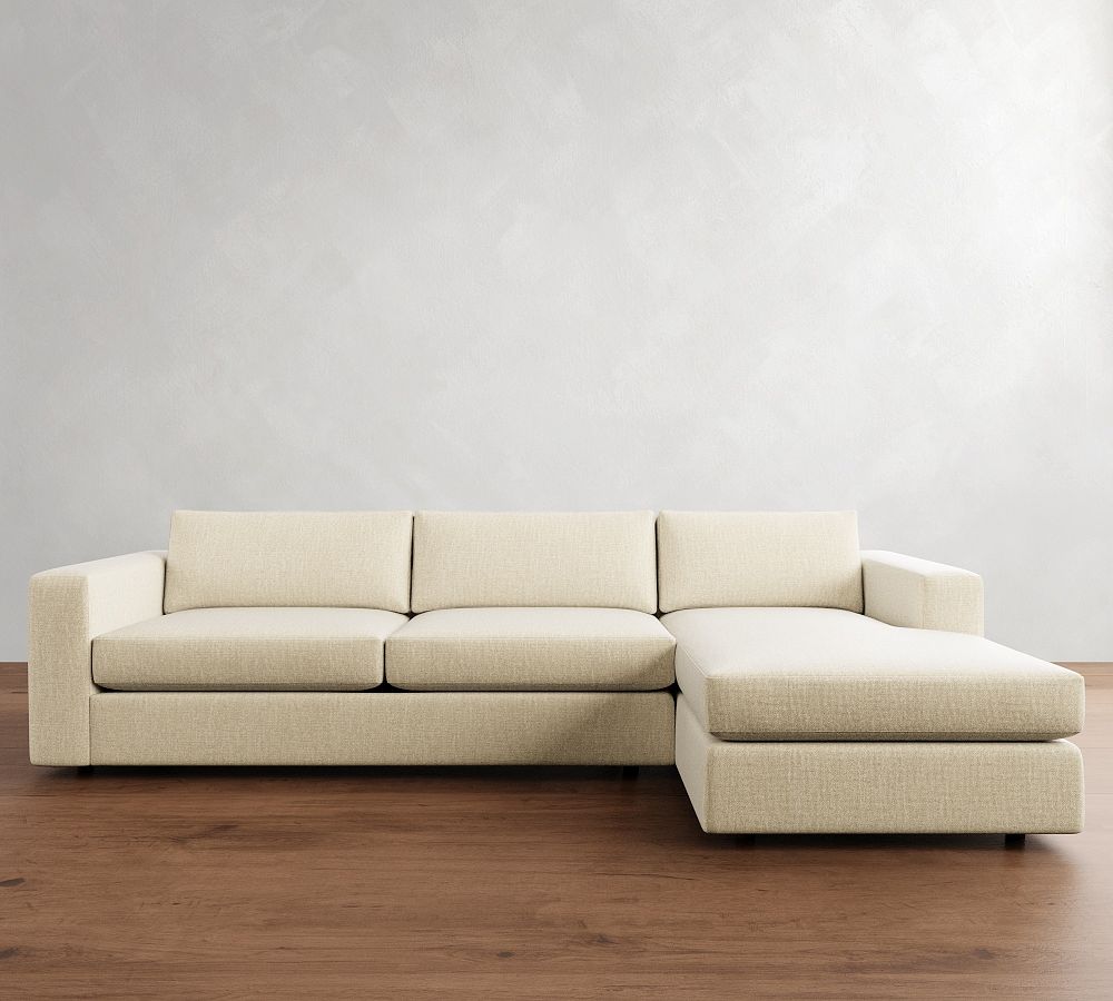 Carmel Wide Arm Chaise Sectional (113&quot;&ndash;135&quot;)